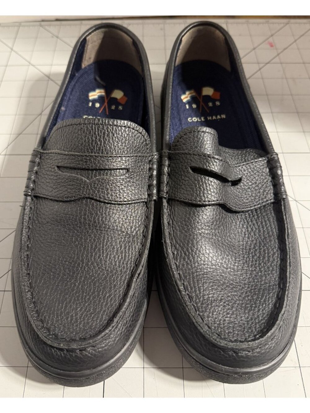 Cole Haan Nantucket Penny Loafers Black Leather Men's Size 9M NWOB C27785